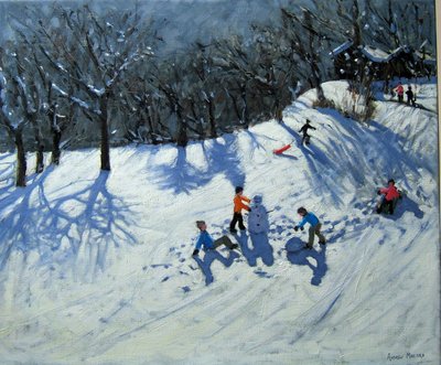 The Snowman, Morzine by Andrew Macara